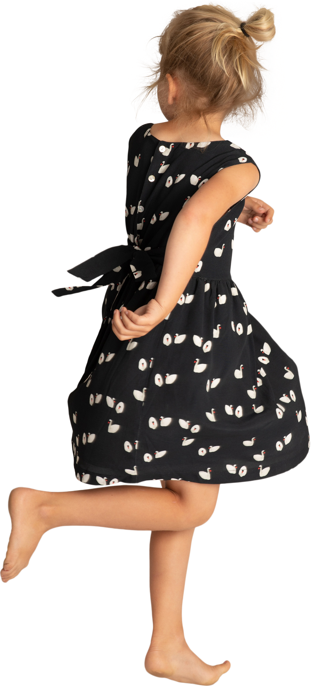 Little Dress Girl Free Clipart HQ Transparent PNG Image