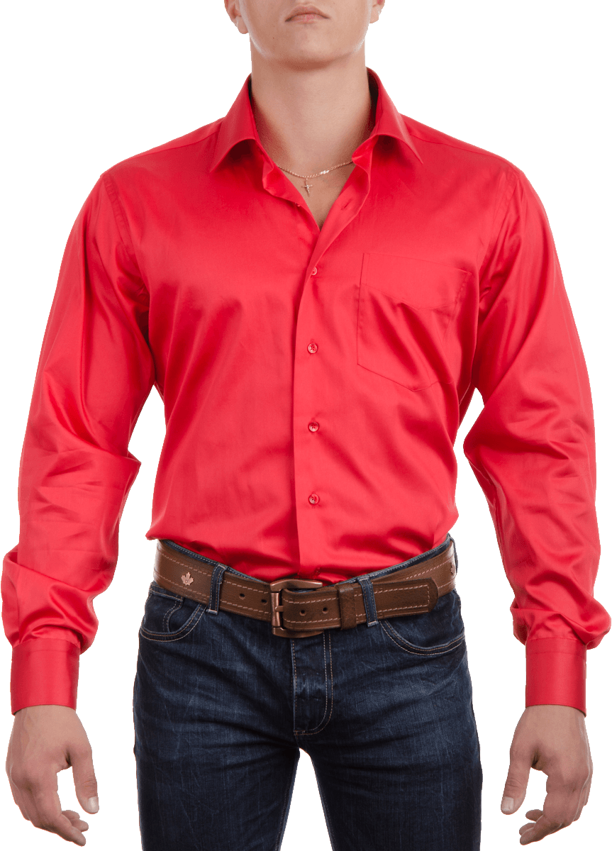 Red Dress Shirt Png Image Transparent PNG Image