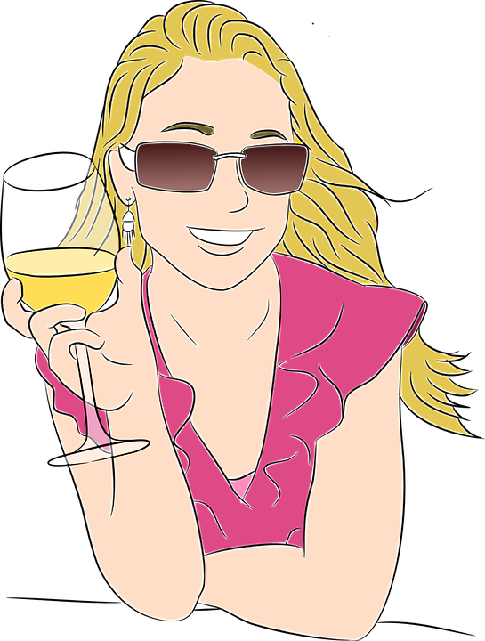 Girl Vector Pic Drinking Free PNG HQ Transparent PNG Image