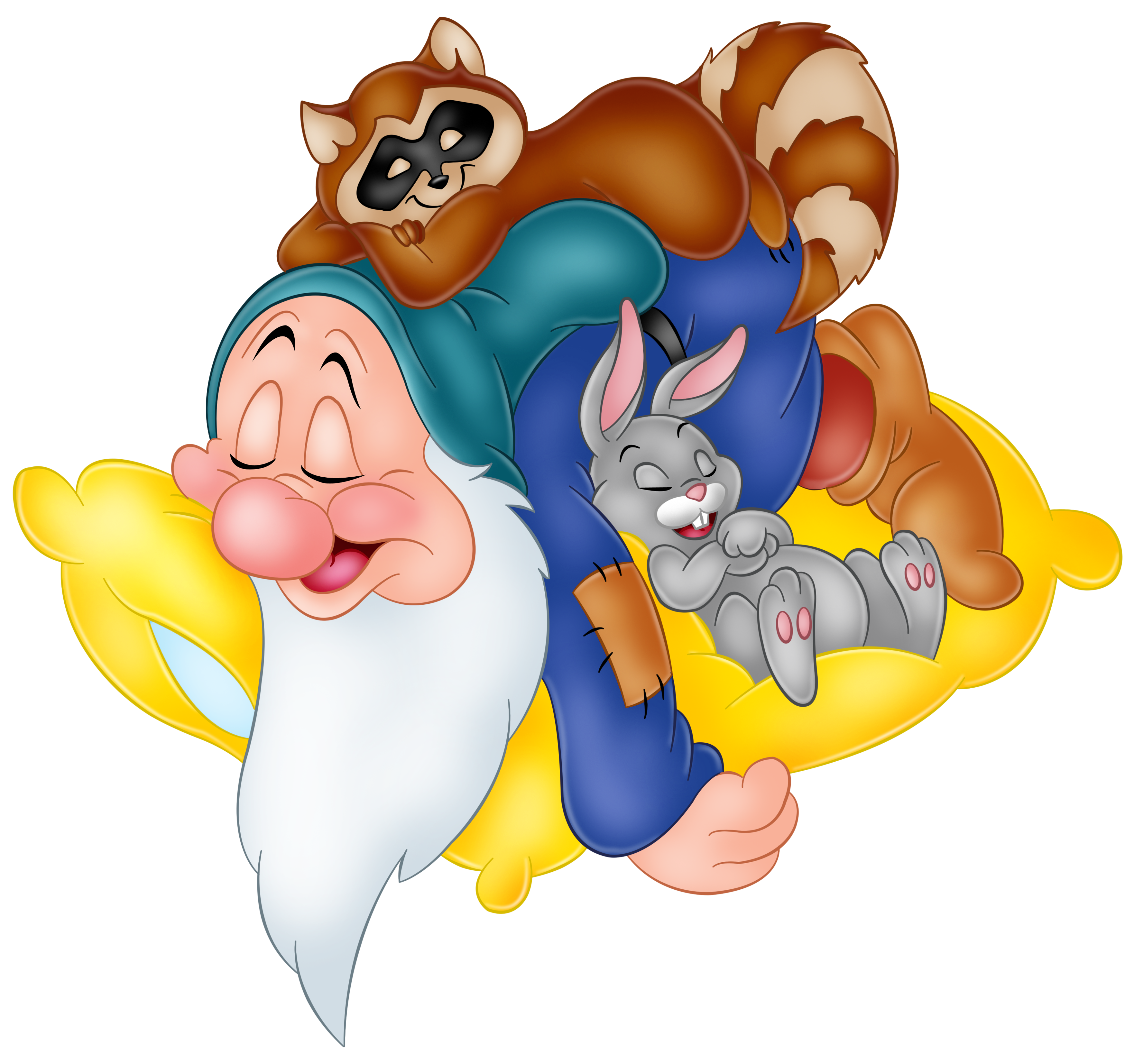 Sneezy Seven Dwarf Sleepy Snow Sleeping Dwarfs Transparent PNG Image