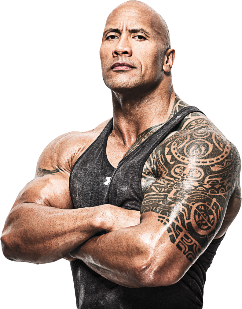 Body Dwayne Johnson Free Photo Transparent PNG Image