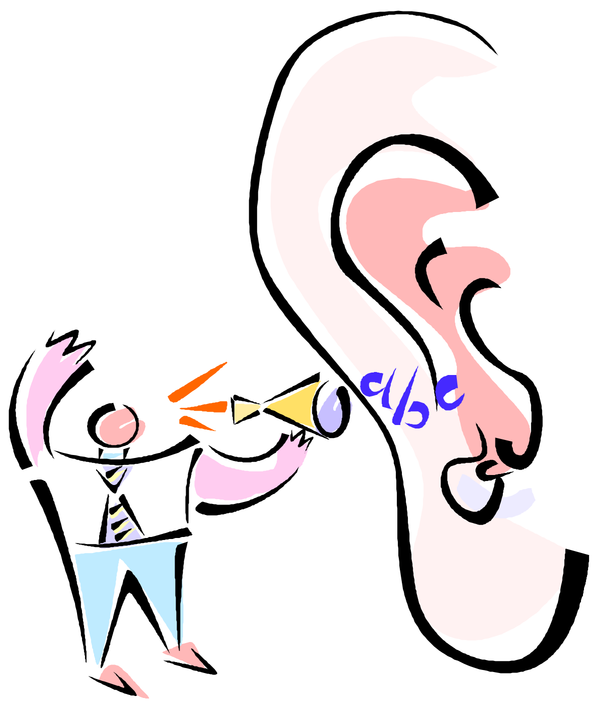 Listening Ear File Transparent PNG Image