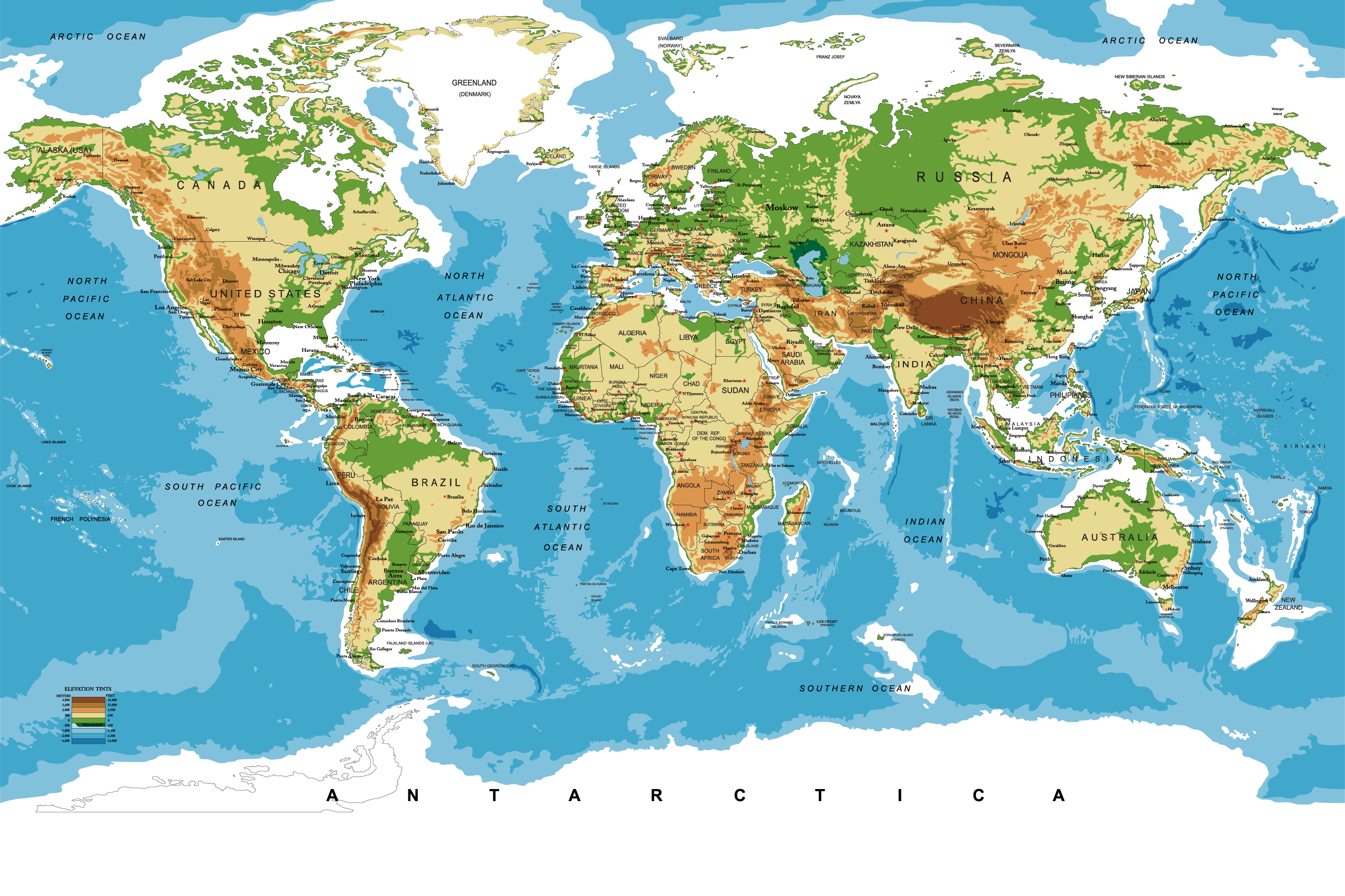 World Area Map Free PNG HQ Transparent PNG Image