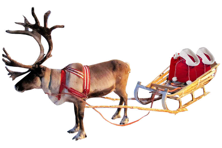 Santa Sleigh Download HQ PNG Transparent PNG Image