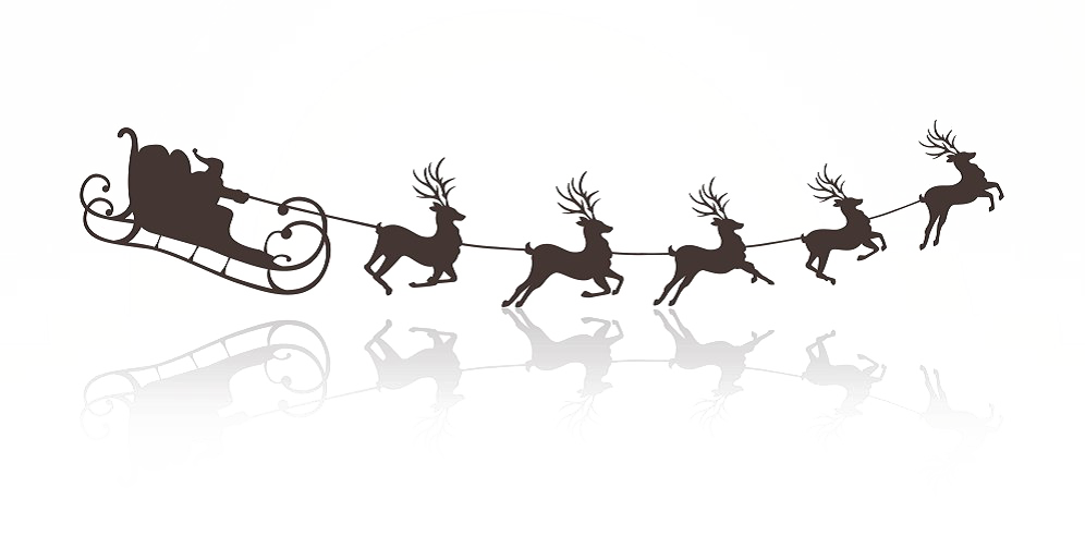 Santa Sleigh Picture Free HD Image Transparent PNG Image