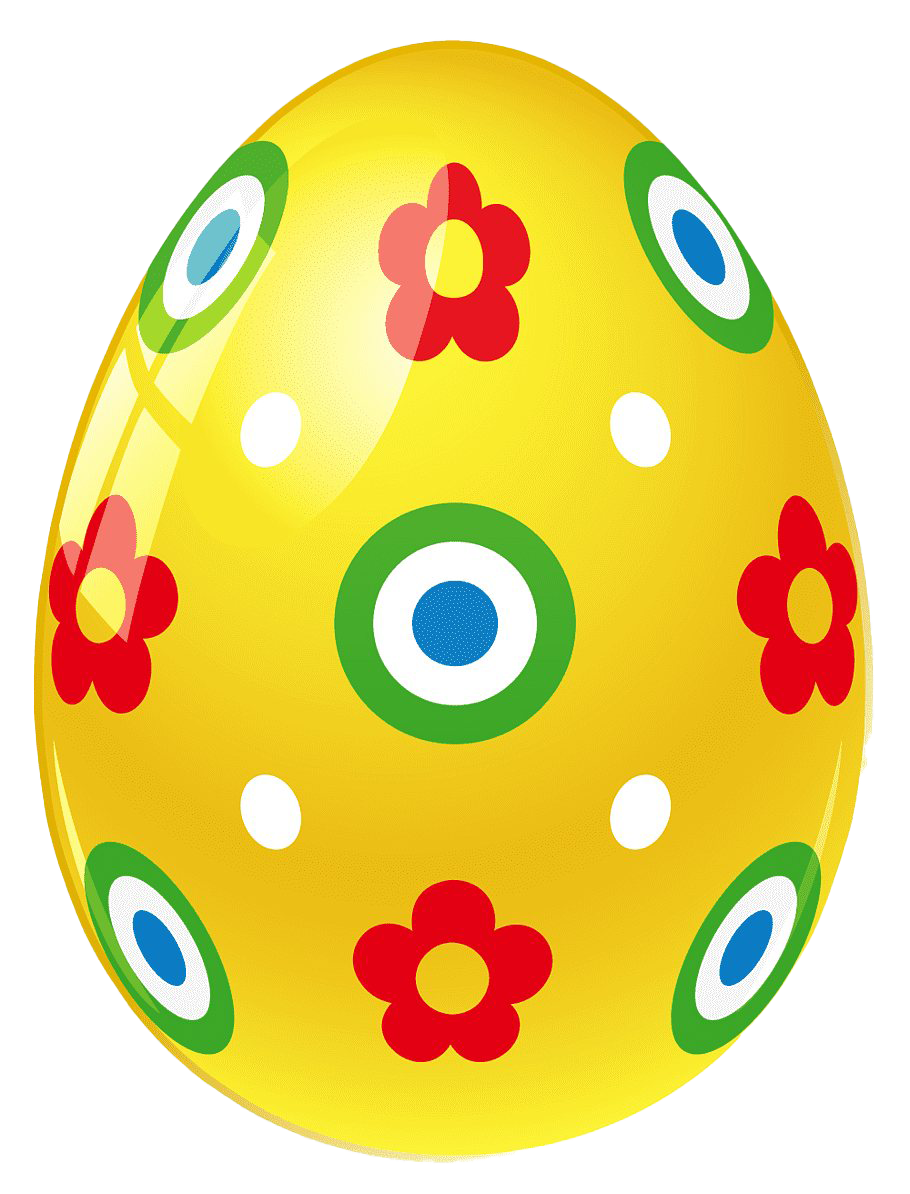 Egg Easter Yellow Picture Download HQ Transparent PNG Image