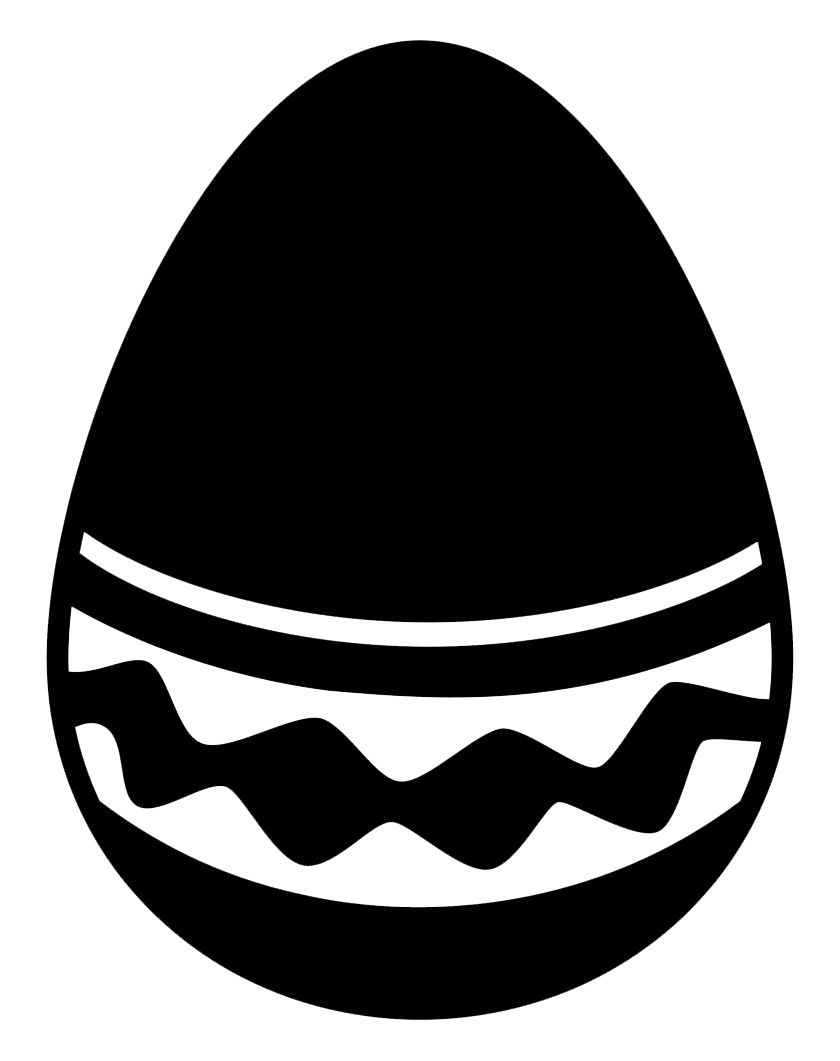 Easter Black Egg Download HQ Transparent PNG Image