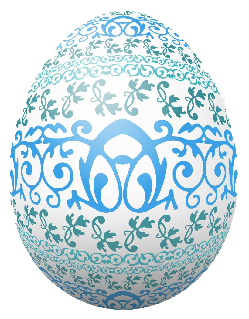 Blue Egg Easter Picture Free Clipart HQ Transparent PNG Image