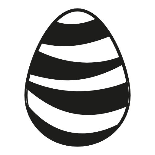 Decorative Easter Black Egg Free Transparent Image HD Transparent PNG Image