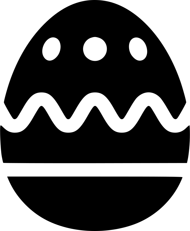 Decorative Easter Black Egg Free Transparent Image HD Transparent PNG Image