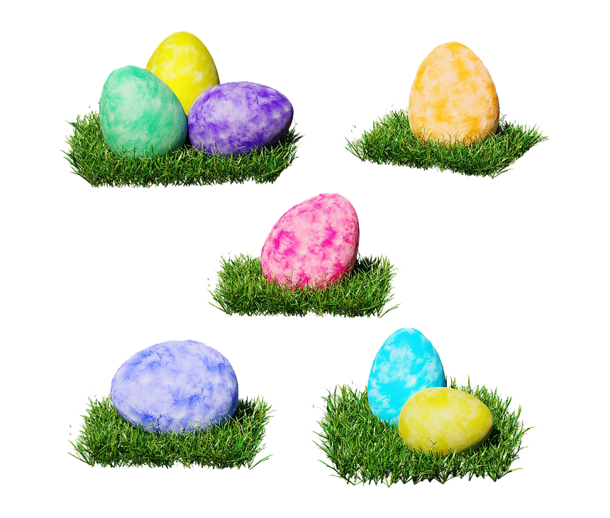 Decorative Egg Easter Colorful Photos Transparent PNG Image