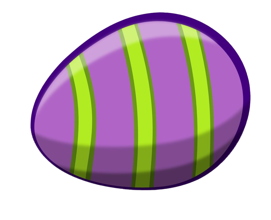 Decorative Purple Easter Egg HD Image Free Transparent PNG Image