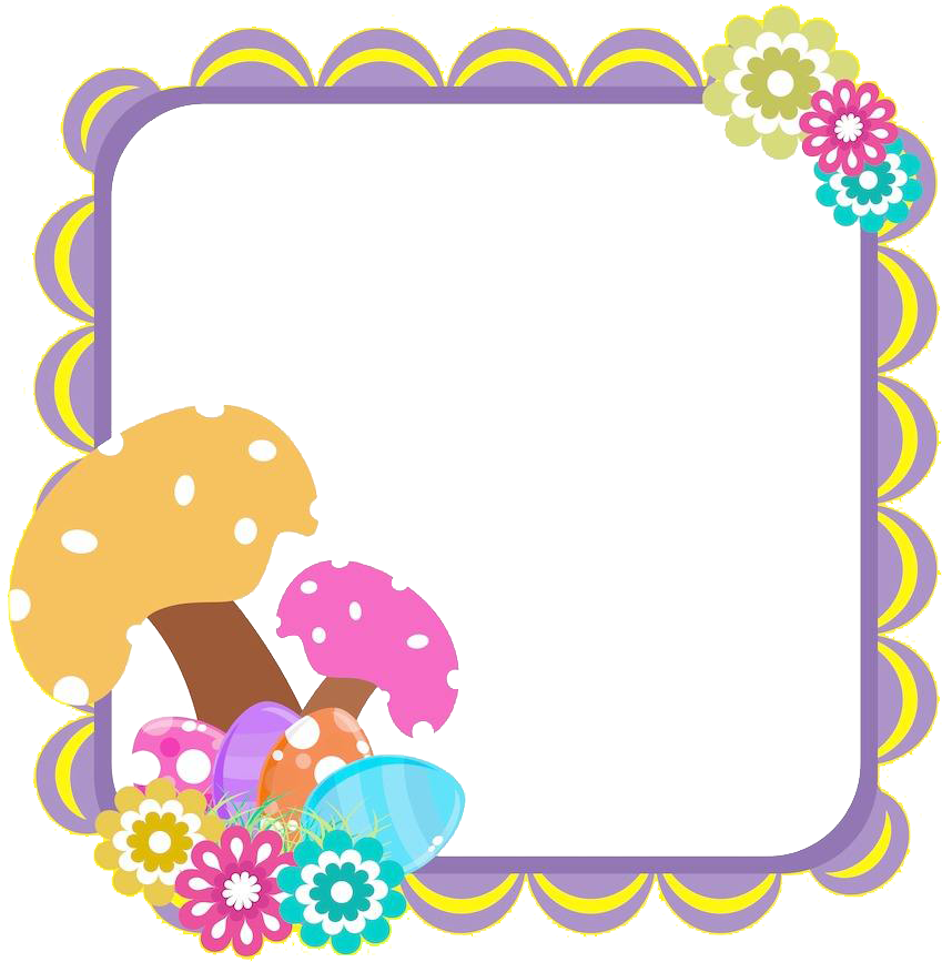 Border Easter Free HQ Image Transparent PNG Image