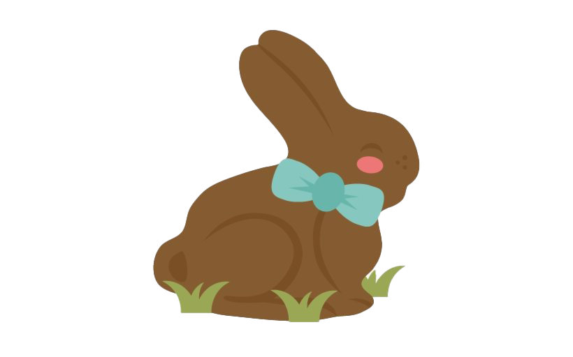 Easter Bunny Chocolate Free Photo Transparent PNG Image