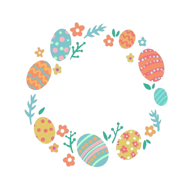 Border Eggs Pic Easter Download HQ Transparent PNG Image