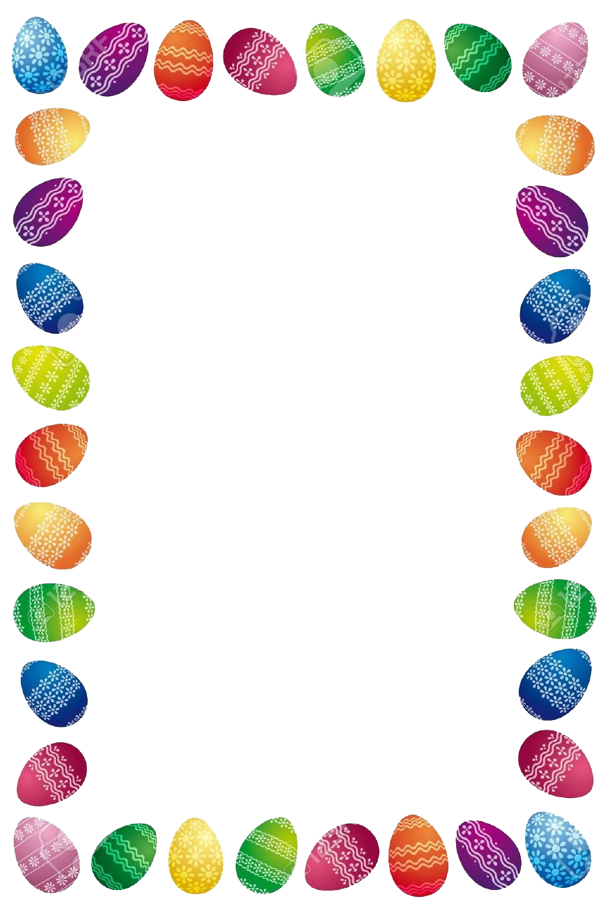 Border Eggs Easter Download HD Transparent PNG Image