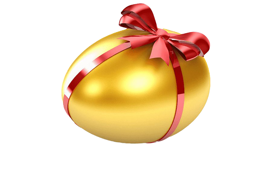 Egg Easter Gold Free Transparent Image HD Transparent PNG Image