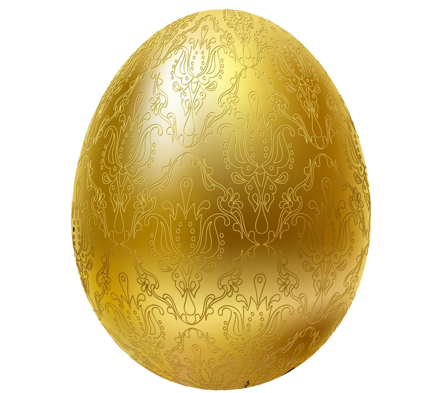 Egg Pic Easter Gold Free Transparent Image HQ Transparent PNG Image