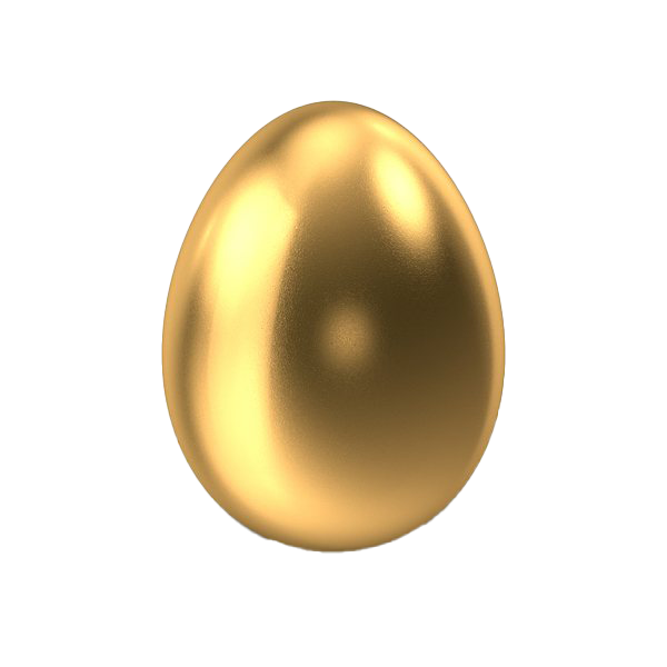 Golden Easter Egg PNG Image High Quality Transparent PNG Image