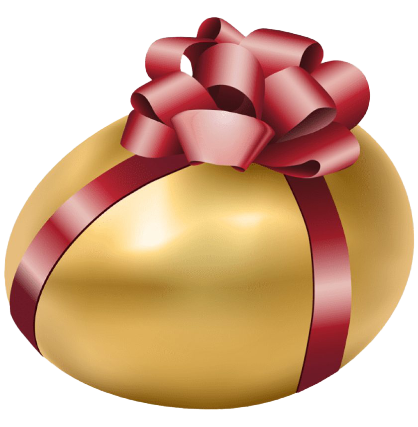 Golden Easter Egg Download HQ Transparent PNG Image