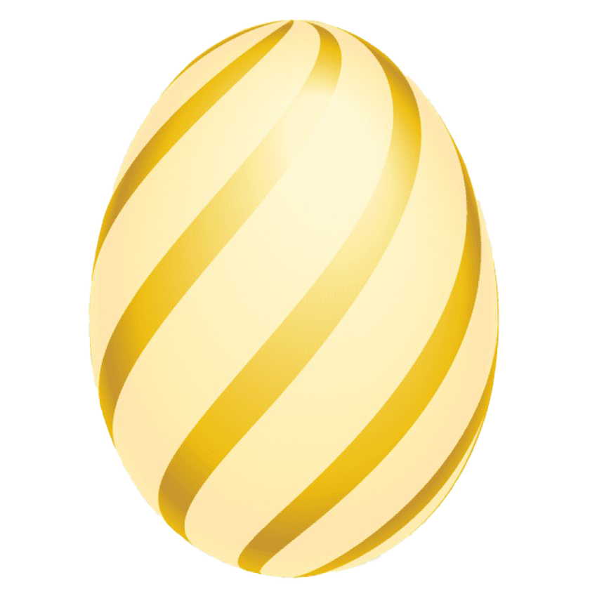 Golden Easter Egg Free Clipart HD Transparent PNG Image