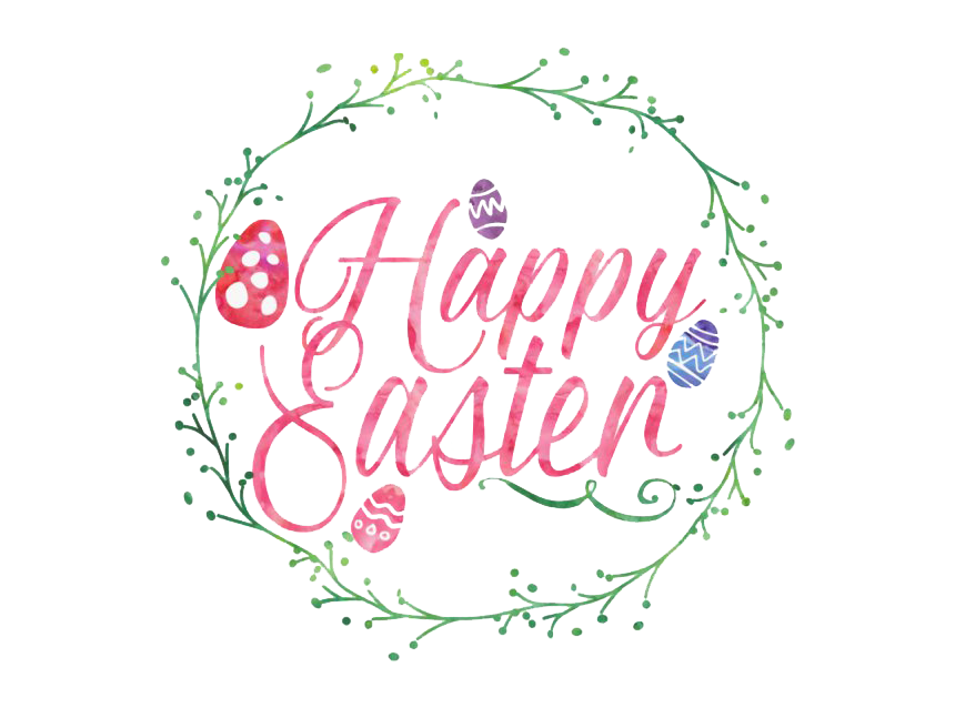 Text Easter Happy Free Transparent Image HQ Transparent PNG Image