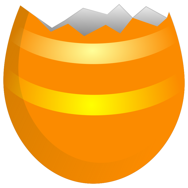 Orange Egg Easter Download Free Image Transparent PNG Image