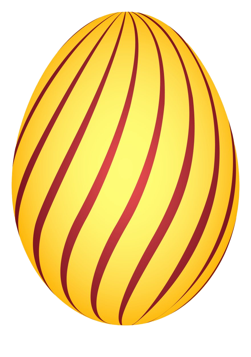 Orange Egg Easter Download HQ Transparent PNG Image