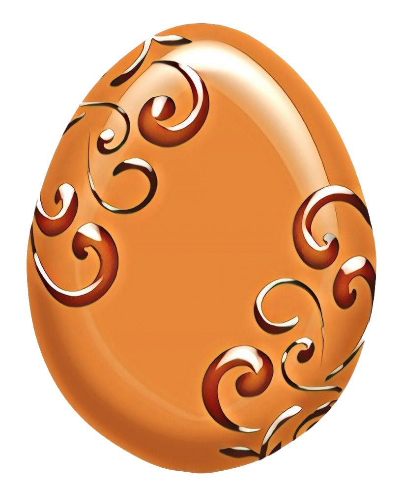 Orange Egg Easter Picture Free Photo Transparent PNG Image