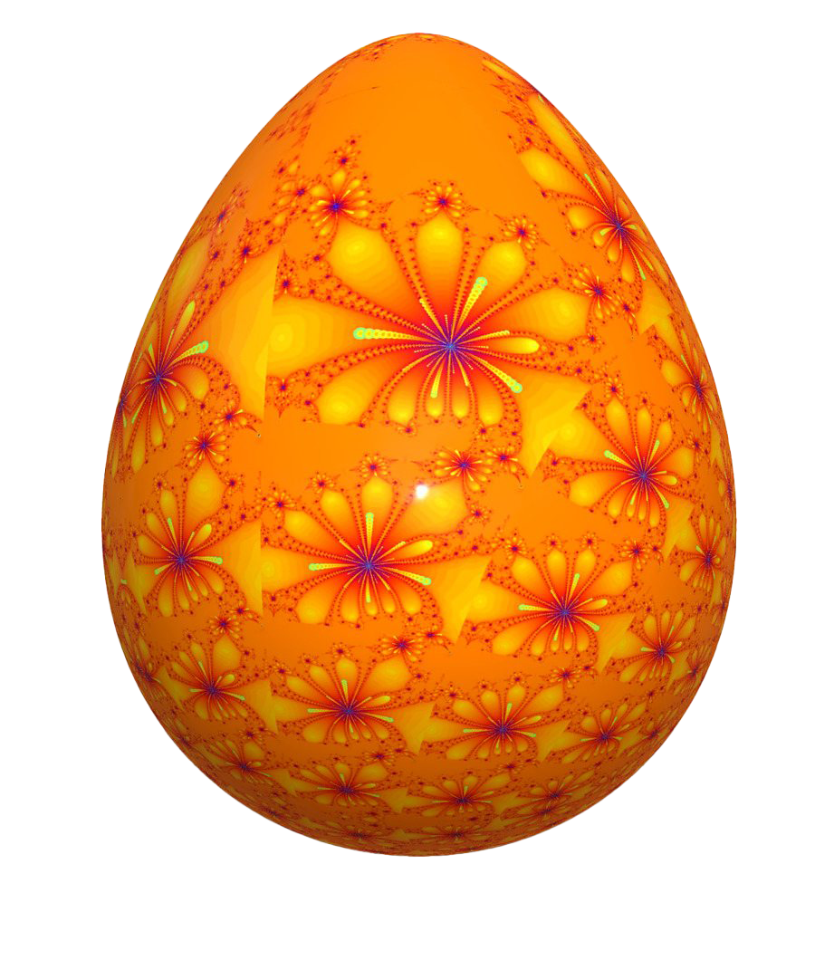 Orange Egg Easter PNG Image High Quality Transparent PNG Image