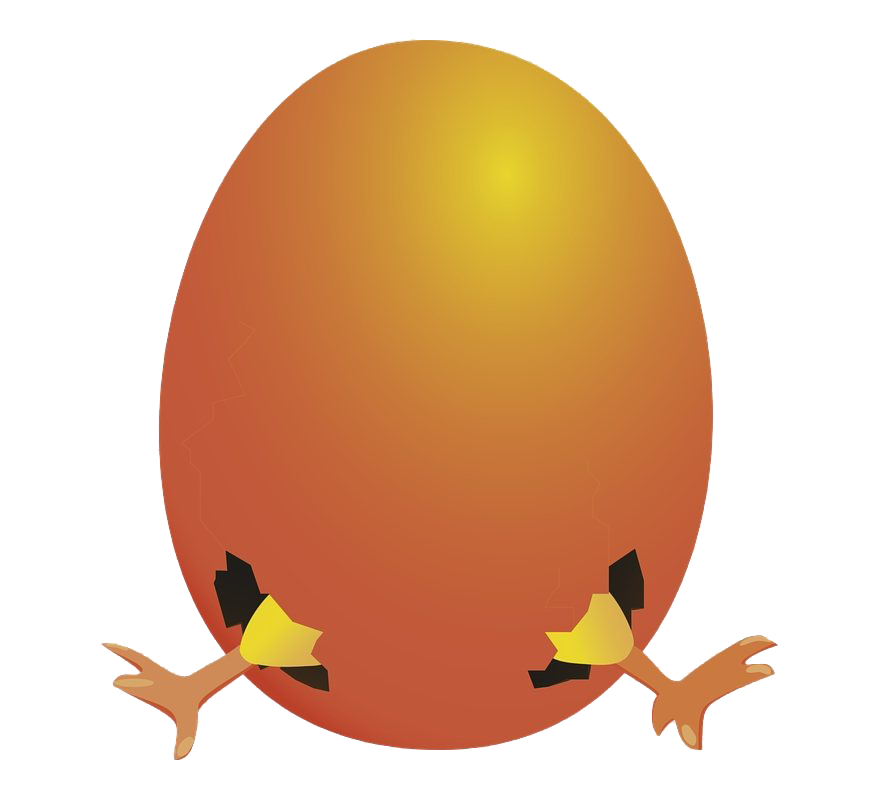 Orange Egg Easter Free Download PNG HD Transparent PNG Image