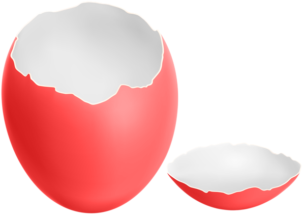 Plain Cracked Easter Egg Photos Transparent PNG Image