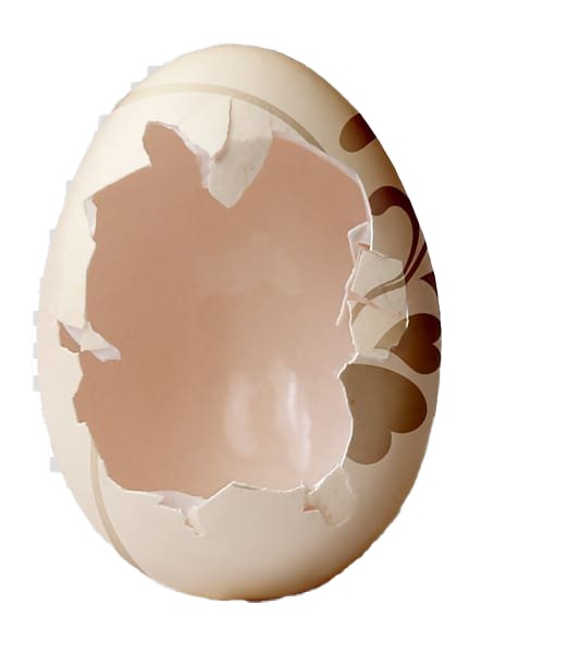 Plain Cracked Easter Egg PNG Download Free Transparent PNG Image