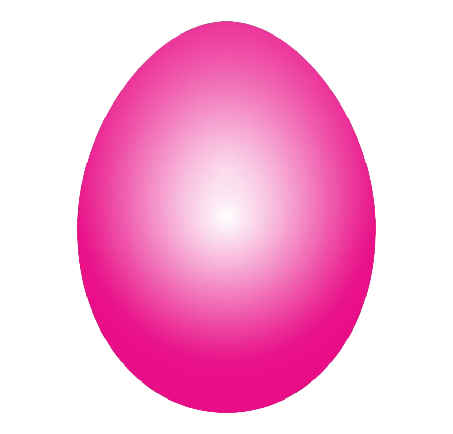 Pink Plain Easter Egg HD Image Free Transparent PNG Image