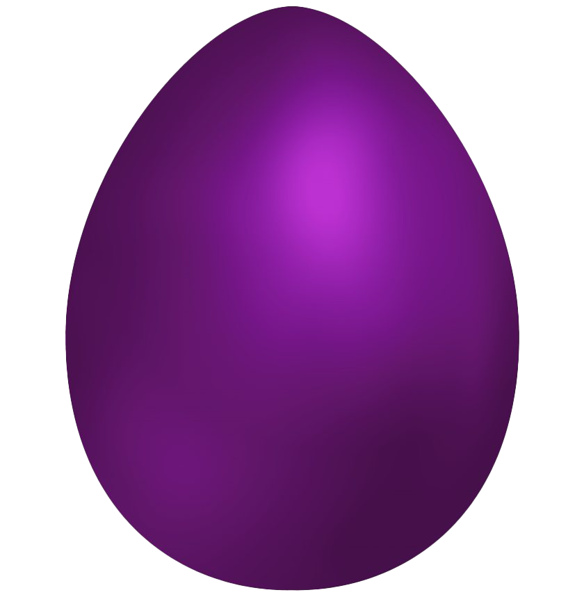 Purple Plain Easter Egg Free Photo Transparent PNG Image