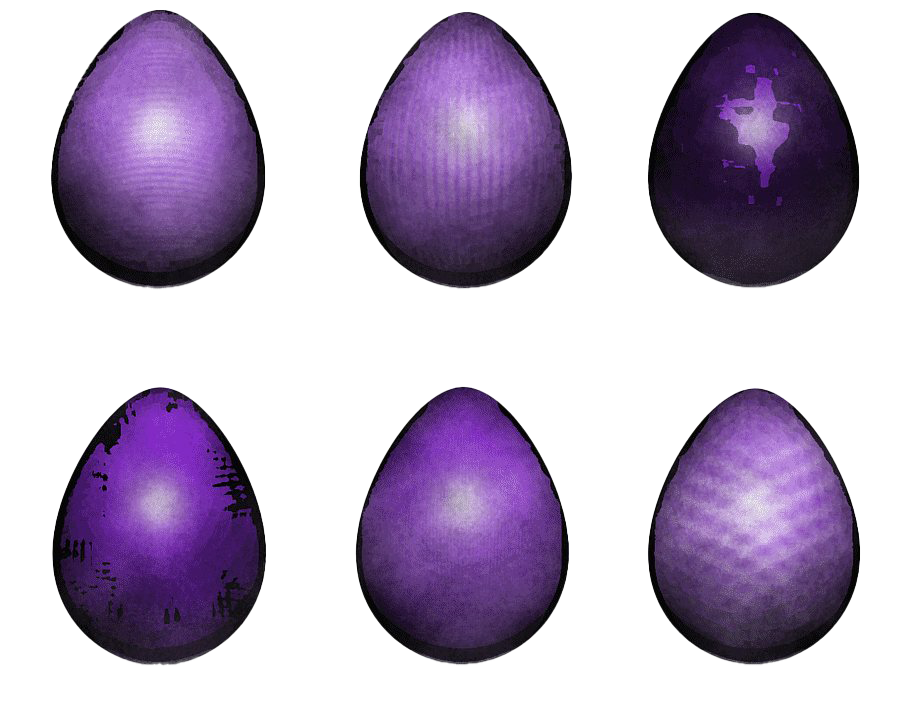 Purple Plain Easter Egg Photos Transparent PNG Image