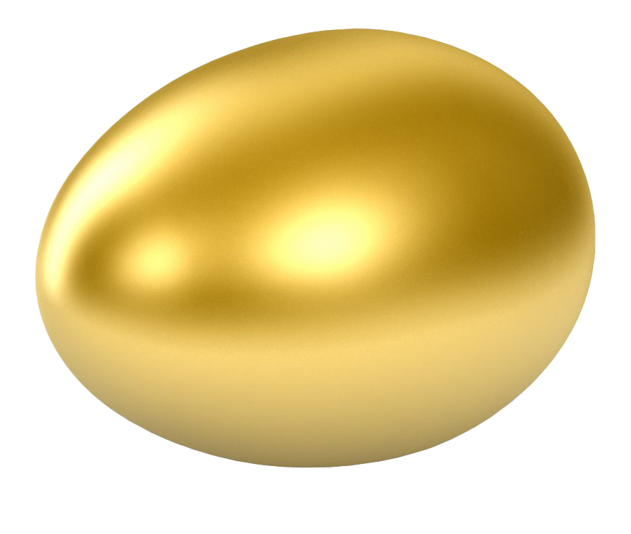 Plain Easter Egg Yellow Free HQ Image Transparent PNG Image