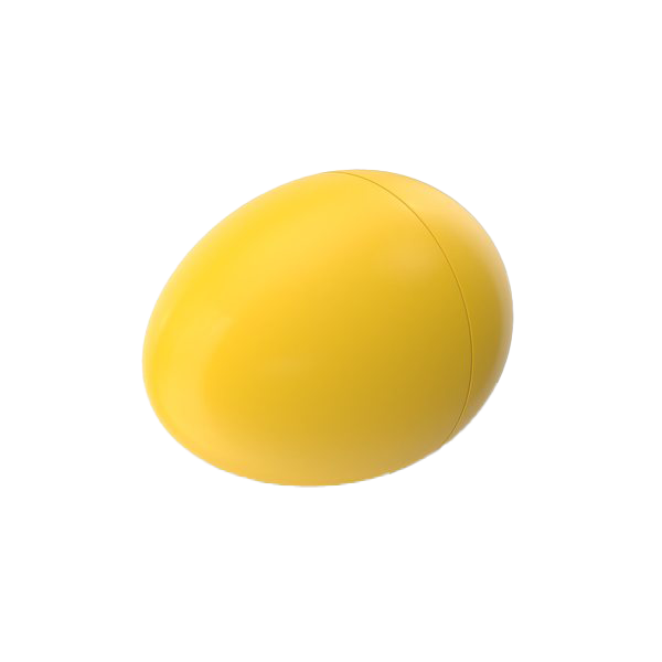 Plain Easter Egg Yellow Picture Transparent PNG Image