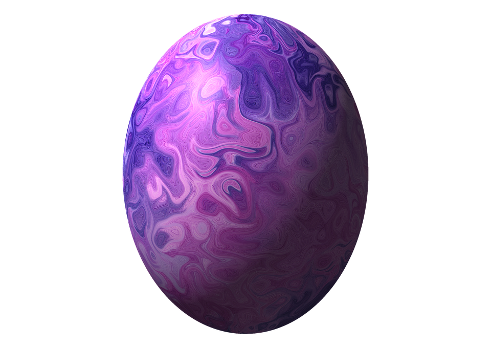 Purple Egg Easter Free PNG HQ Transparent PNG Image