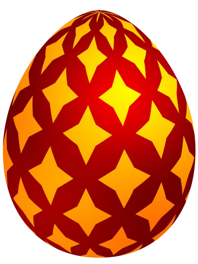 Egg Easter Red Free Transparent Image HQ Transparent PNG Image