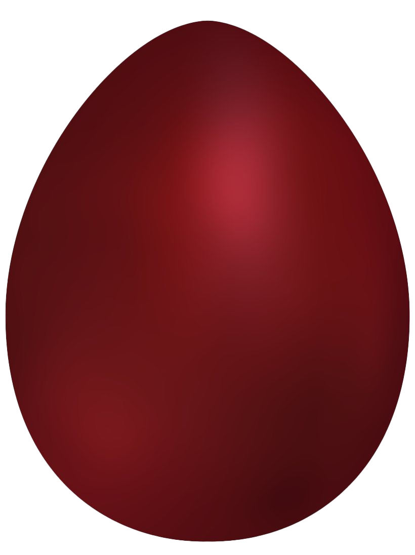 Egg Easter Red Free Clipart HQ Transparent PNG Image