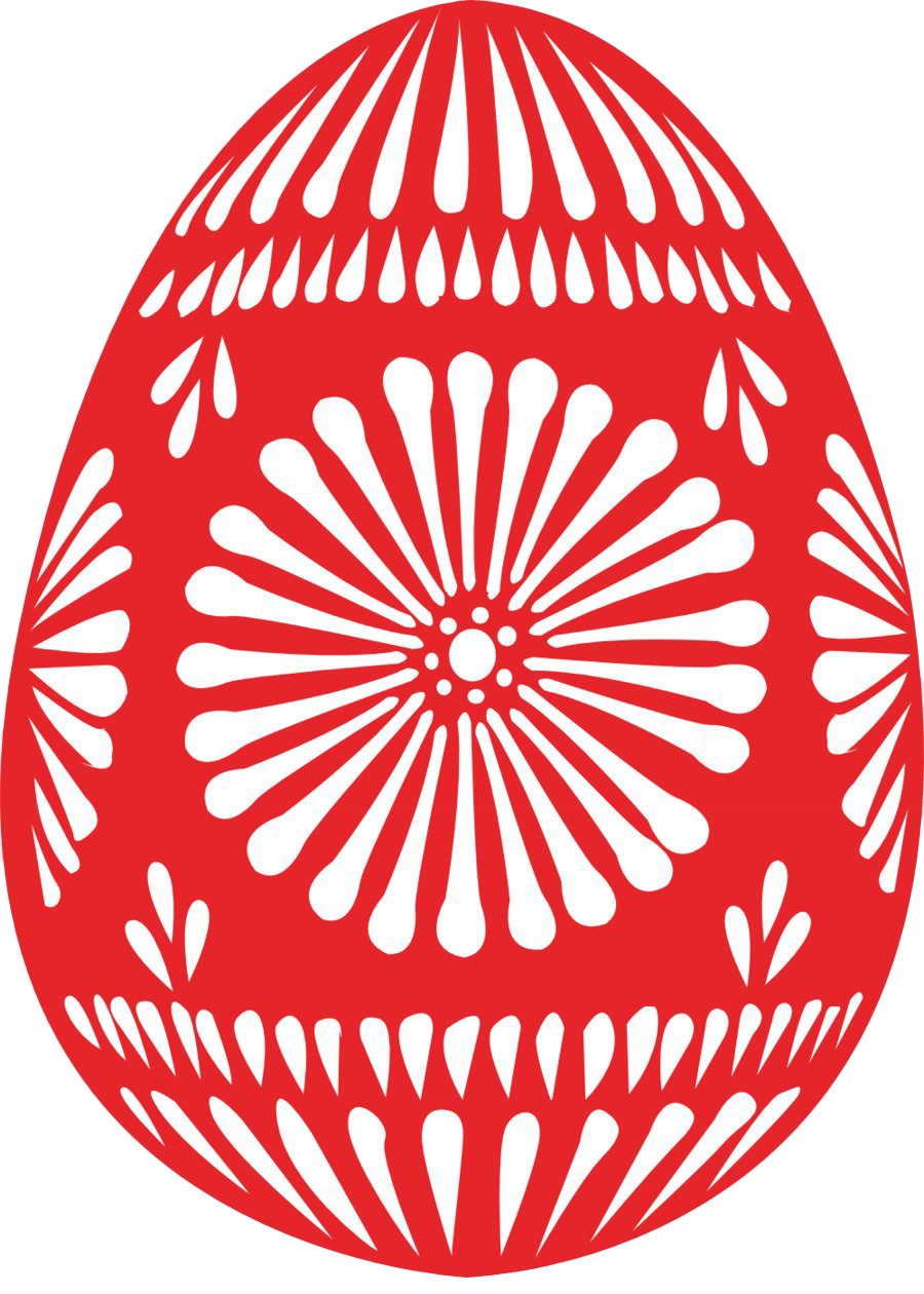 Egg Easter Red Picture Free Clipart HD Transparent PNG Image