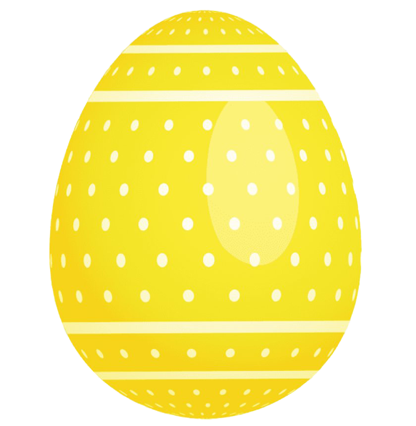 Egg Easter Yellow Free HQ Image Transparent PNG Image