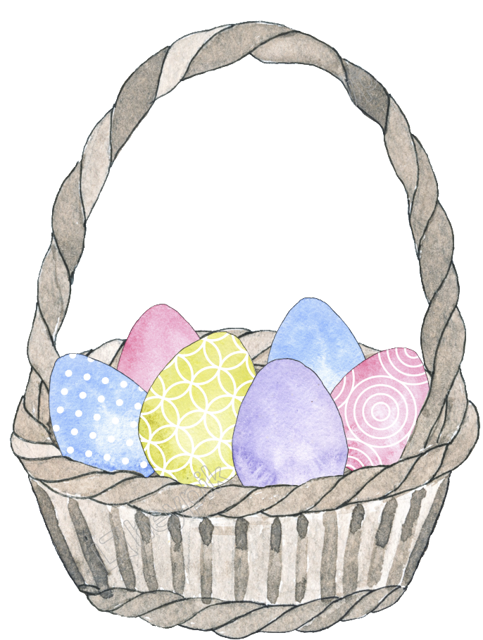 Basket Egg Vector Easter Free HD Image Transparent PNG Image