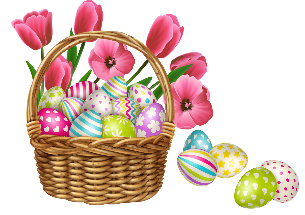 Basket Egg Vector Easter PNG Download Free Transparent PNG Image