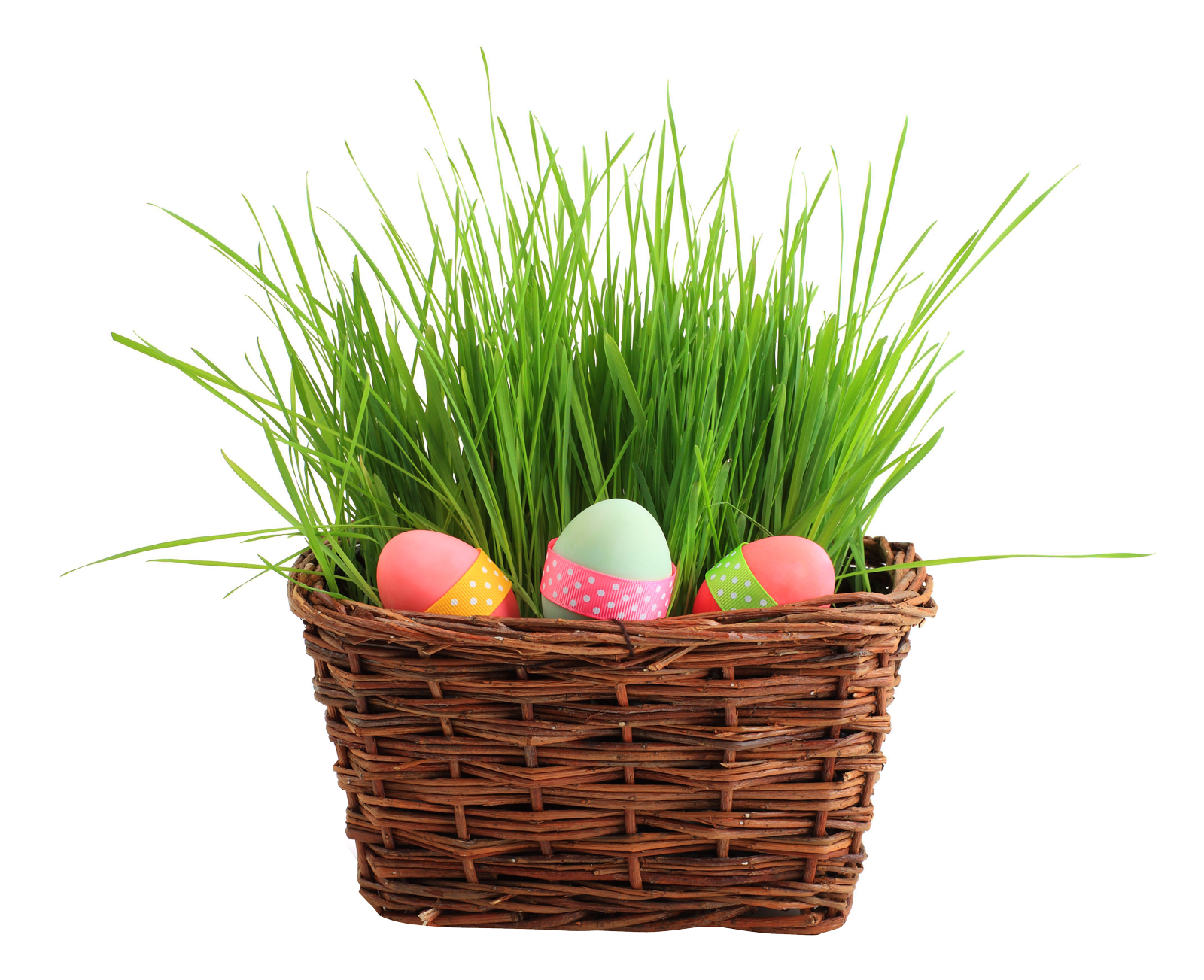 Basket Egg Easter Free Transparent Image HQ Transparent PNG Image