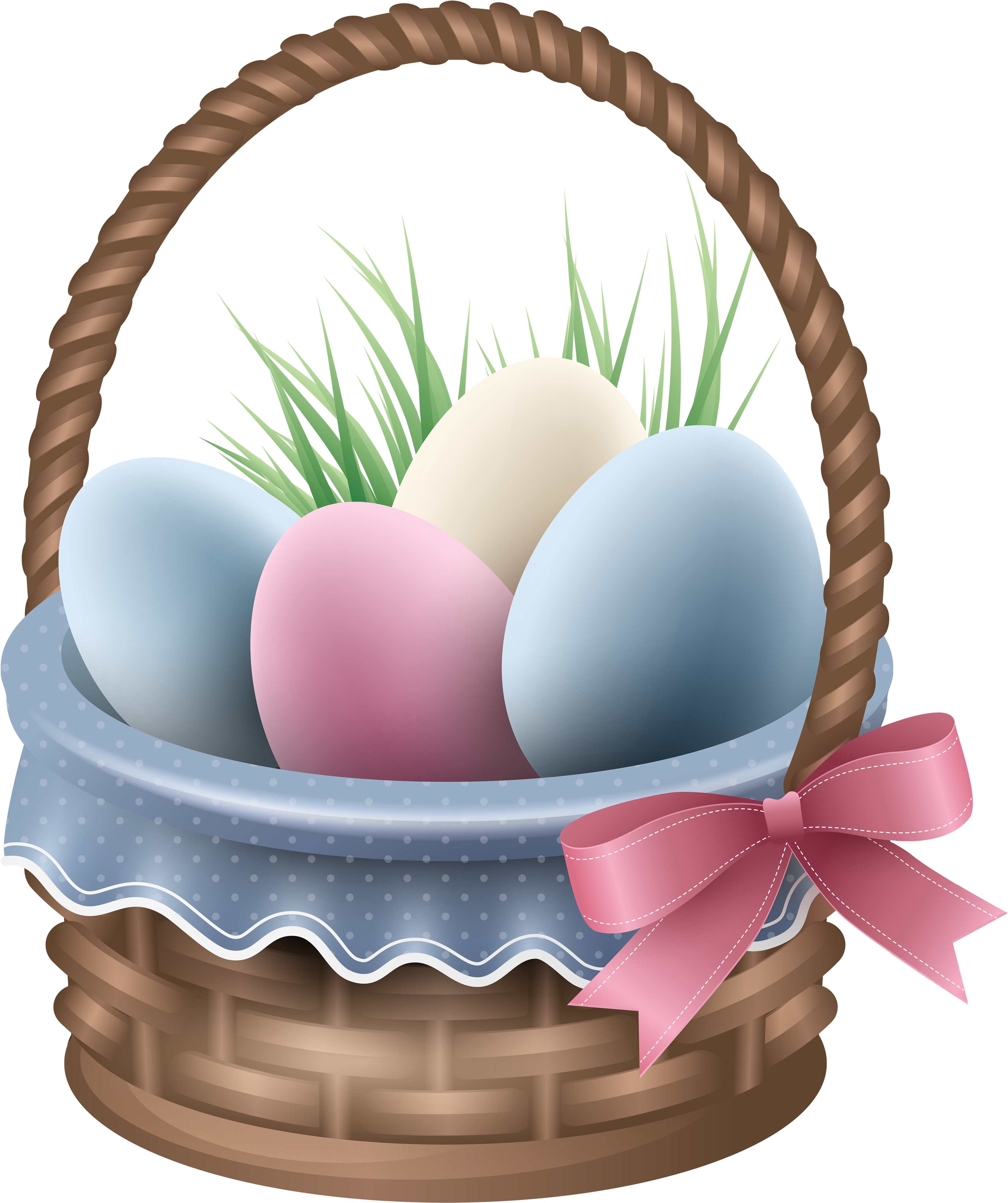 Basket Egg Easter Download Free Image Transparent PNG Image