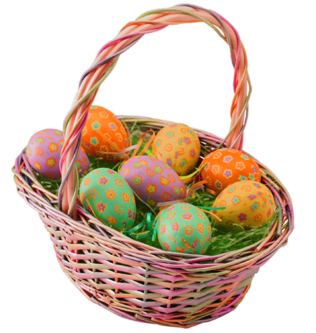 Basket Egg Pic Easter Download HD Transparent PNG Image