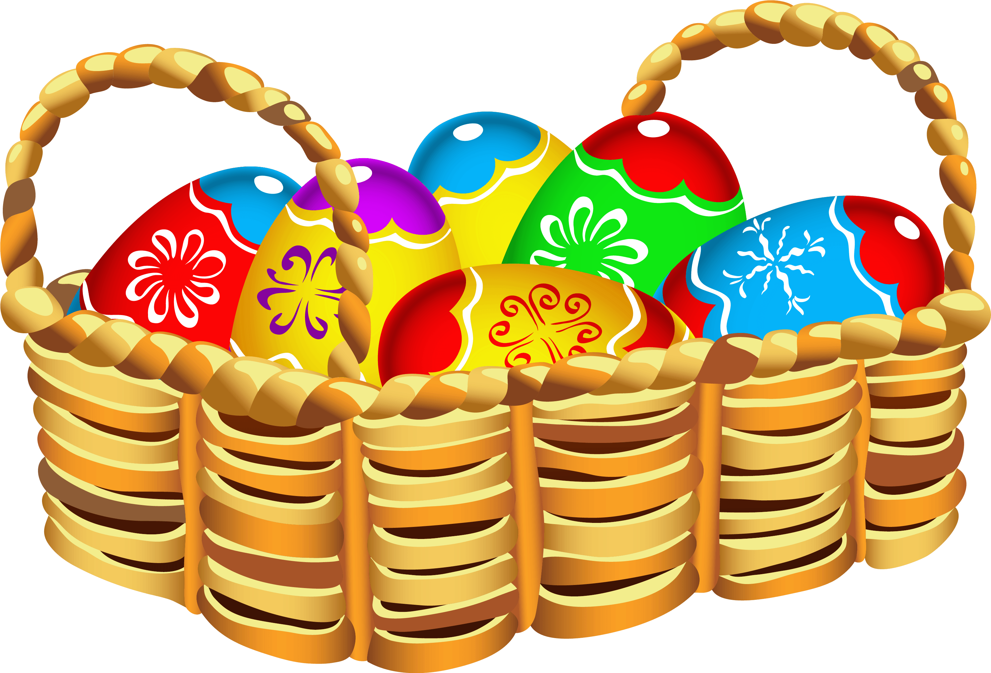 Basket Egg Easter Download Free Image Transparent PNG Image