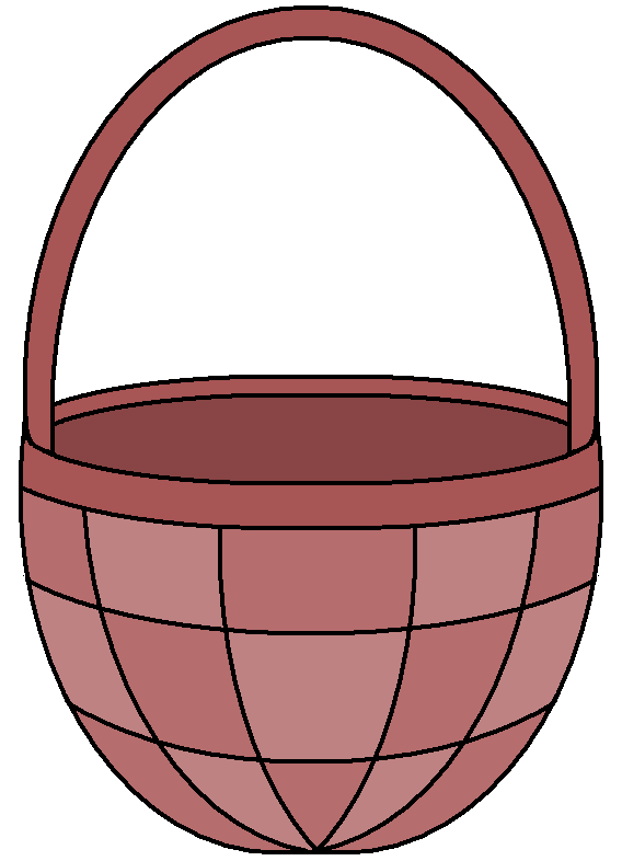 Empty Easter Basket Image Transparent PNG Image